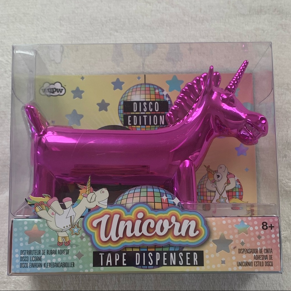 NWT Unicorn Tape Dispenser Disco Edition - Picture 2 of 5